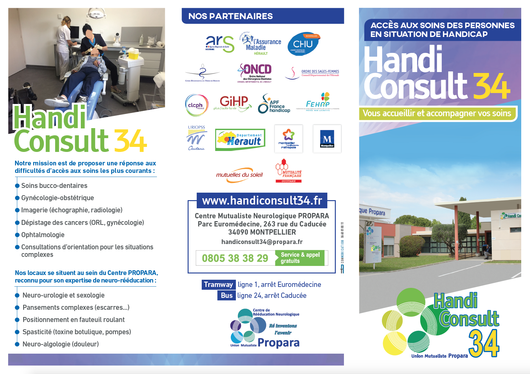 Plaquette présentation Handi Consult recto